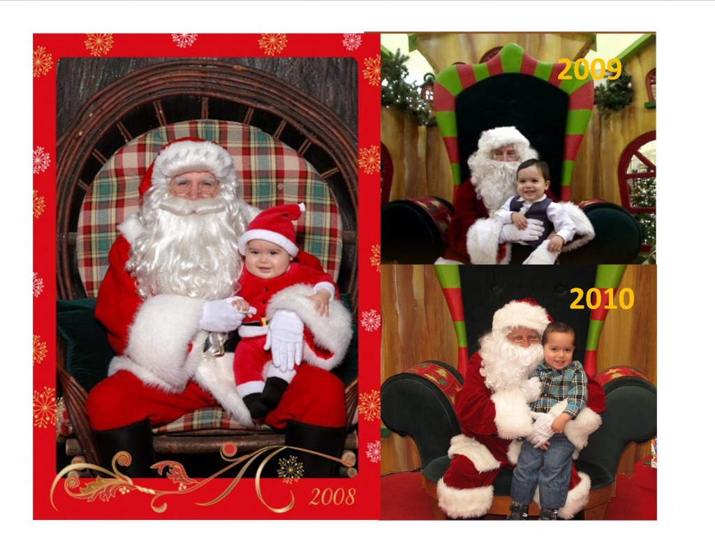 Santa the years before