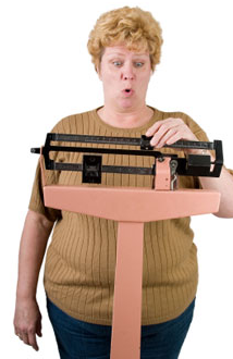 overweight woman